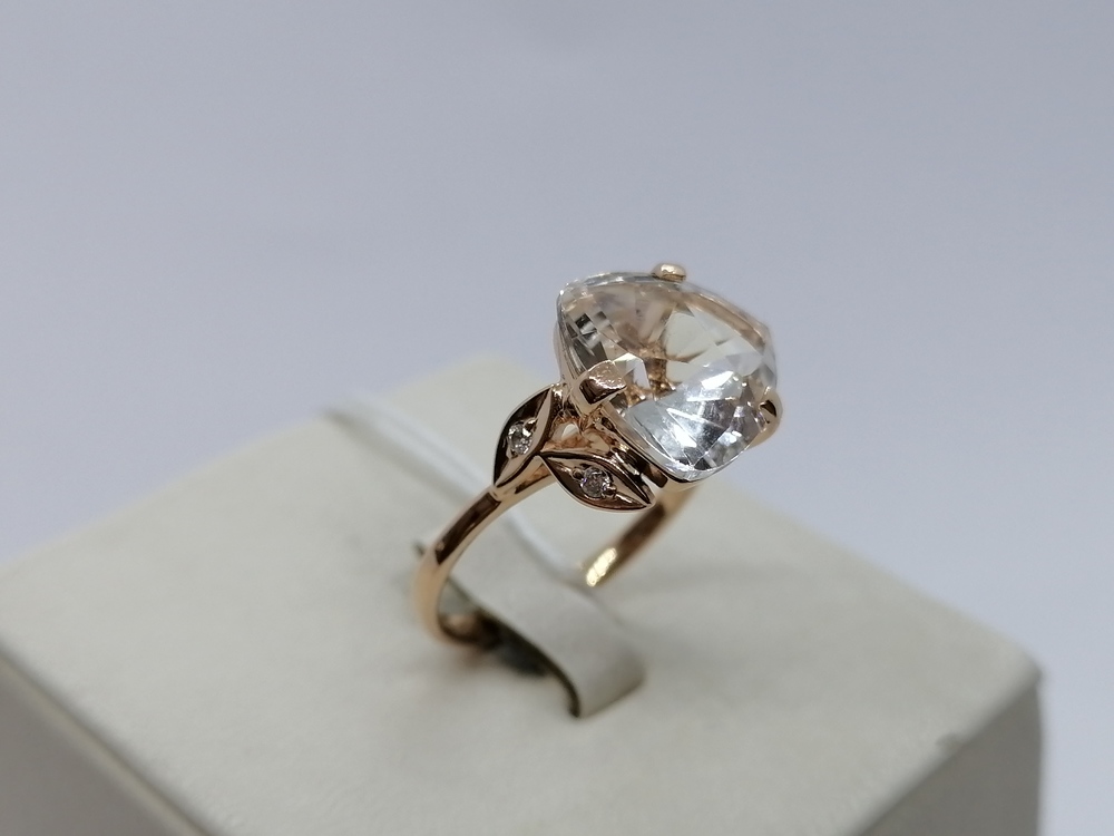КОЛКМИ585 КОЛЬЦО С КАМНЯМИ (Au 585)
