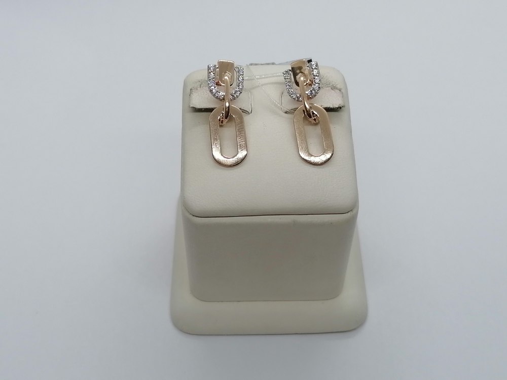 СЕРЬГИ С КАМНЯМИ (Au 585)