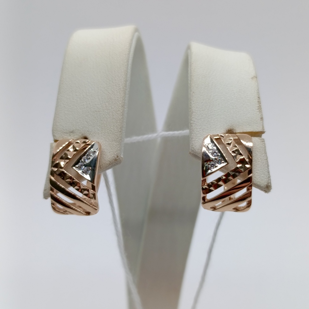 СЕРЬГИ С КАМНЯМИ (Au 585)