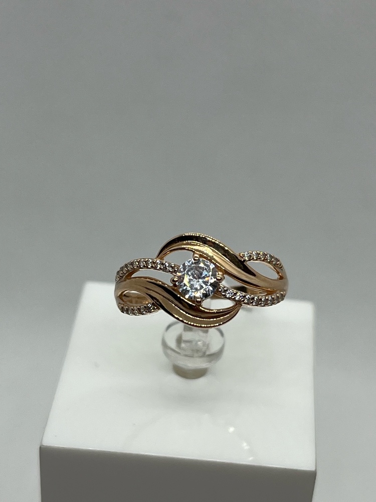 КОЛКМИ585 КОЛЬЦО С КАМНЯМИ (Au 585)