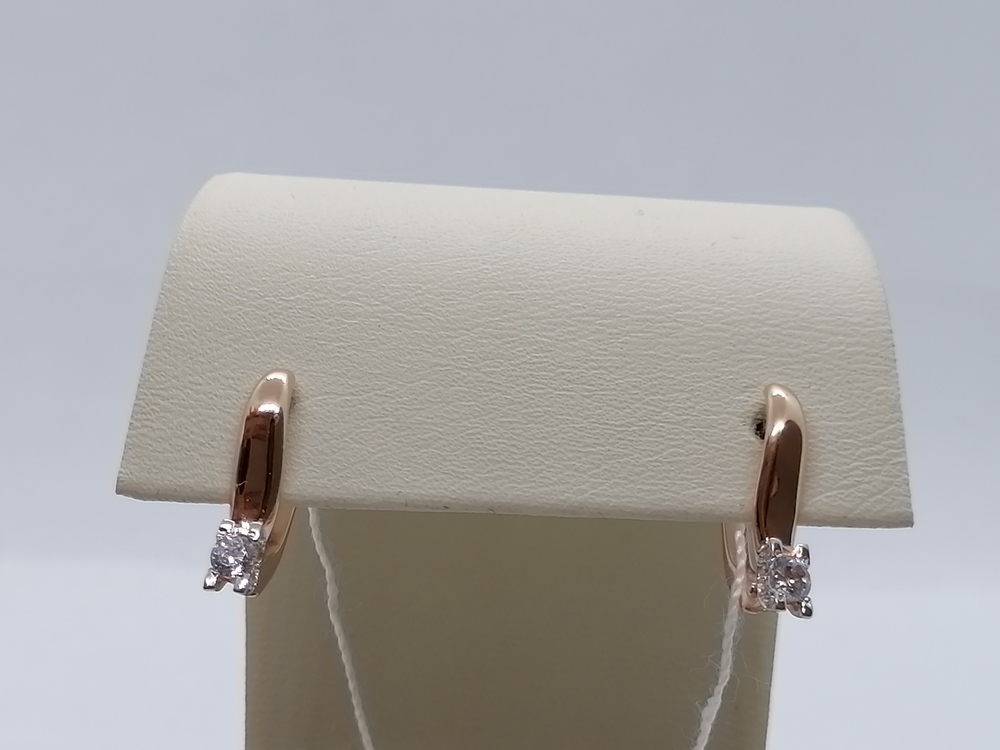 СЕРЬГИ С КАМНЯМИ (Au 585)