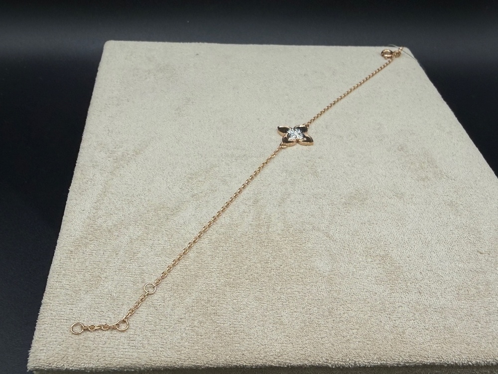 БРАСЛЕТ ФАНТАЗИЯ с камнями (Au 585)