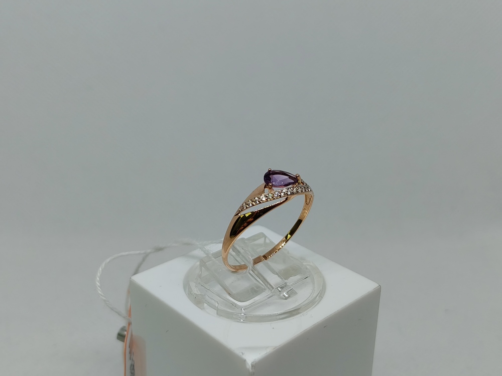 КОЛКМИ585 КОЛЬЦО С КАМНЯМИ (Au 585)