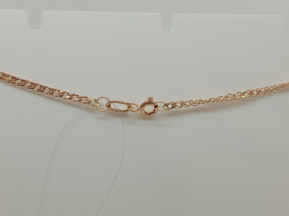 ЦЕПЬ ПОЛНОВЕСНАЯ Ромб двойной (Au 585)