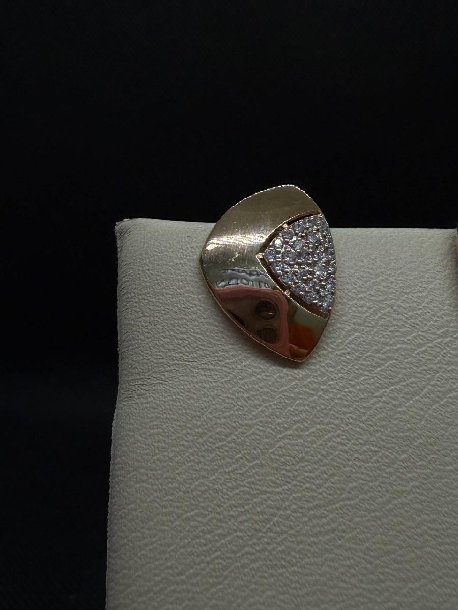 СКМИ585 СЕРЬГИ С КАМНЯМИ (Au 585)