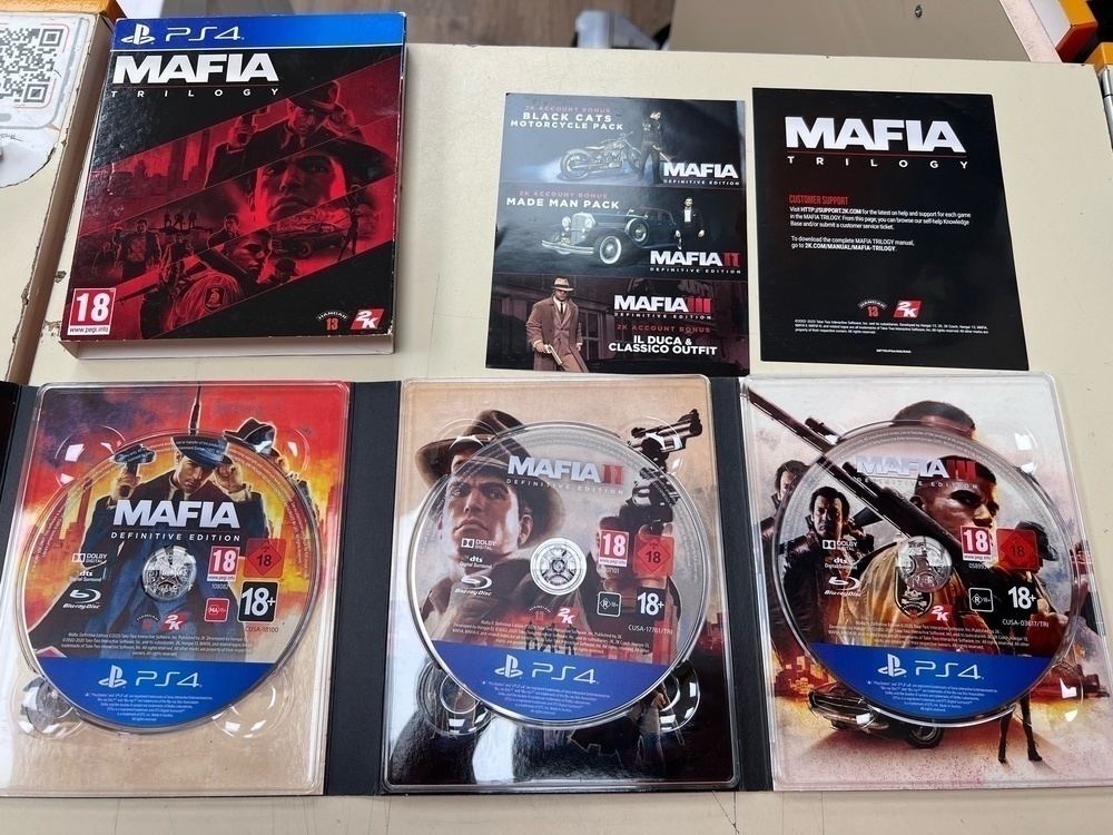 Игра Playstation 4 Mafia Trilogy