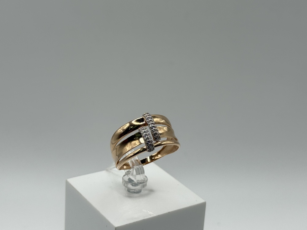 КОЛКМИ585 КОЛЬЦО С КАМНЯМИ (Au 585)