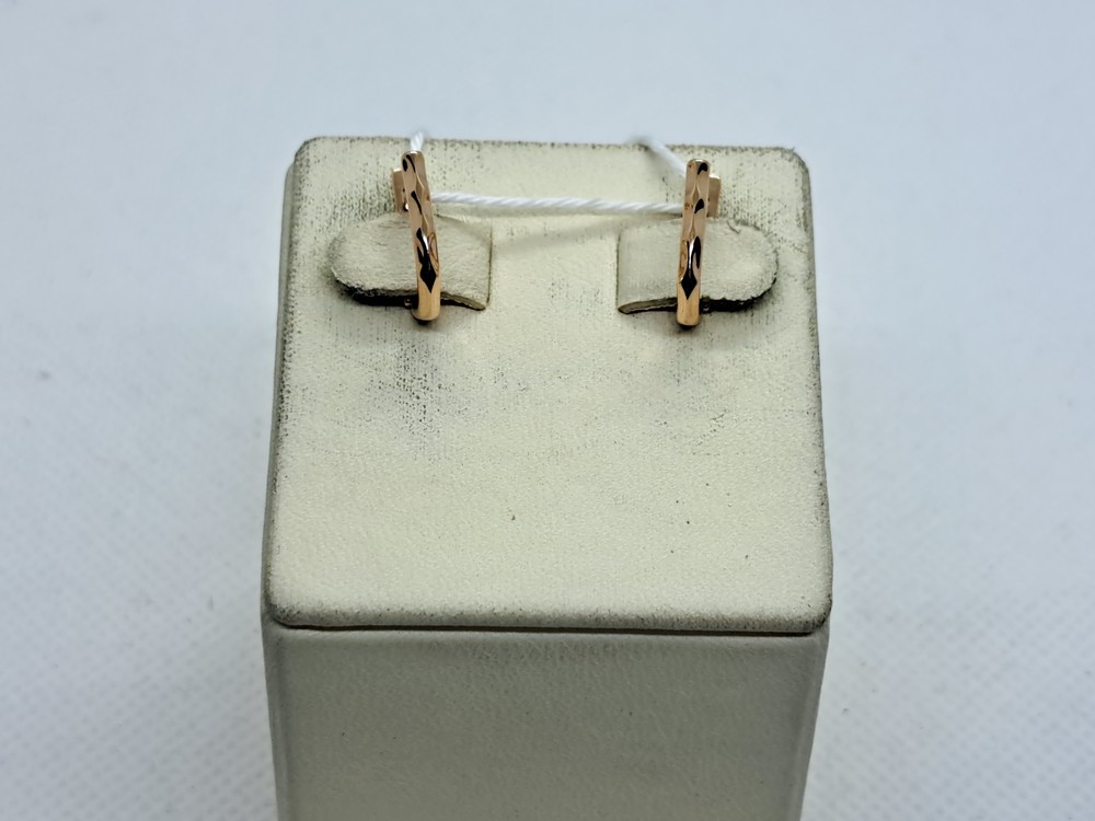 СБКМ585 СЕРЬГИ БЕЗ КАМНЯ (Au 585)