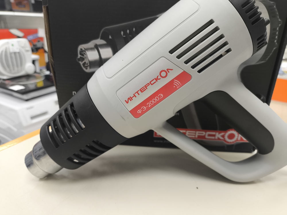 Строительный фен Интерскол ФЭ-2000Э (192.0.0.00)