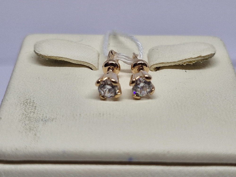 СПУС585 СЕРЬГИ ПУСЕТЫ (Au 585)