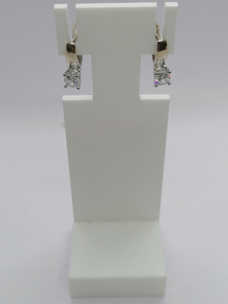 СЕРЬГИ С КАМНЕМ (Au 585)