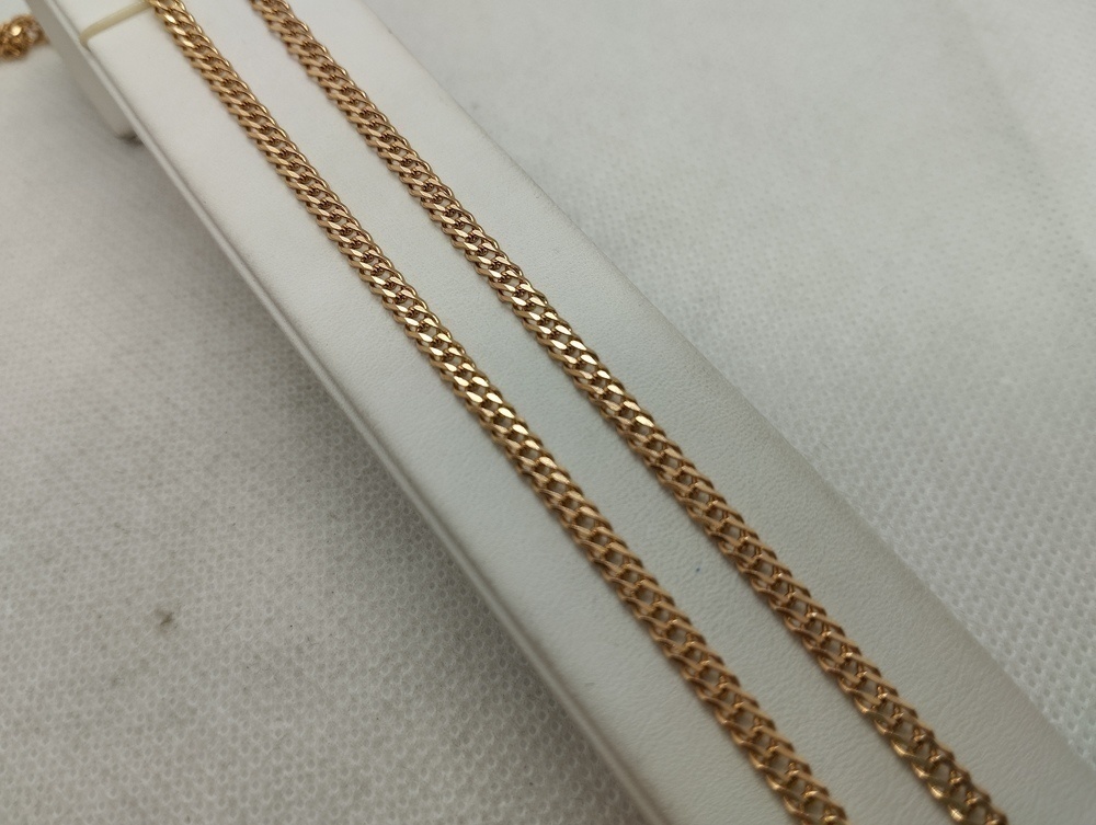 ЦЕПЬ ПОЛНОВЕСНАЯ Ромб двойной (Au 585)