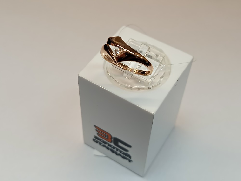 КОЛЬЦО С КАМНЕМ (Au 585)