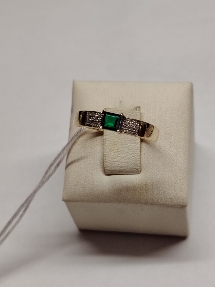 КОЛКМИ585 КОЛЬЦО С КАМНЯМИ (Au 585)