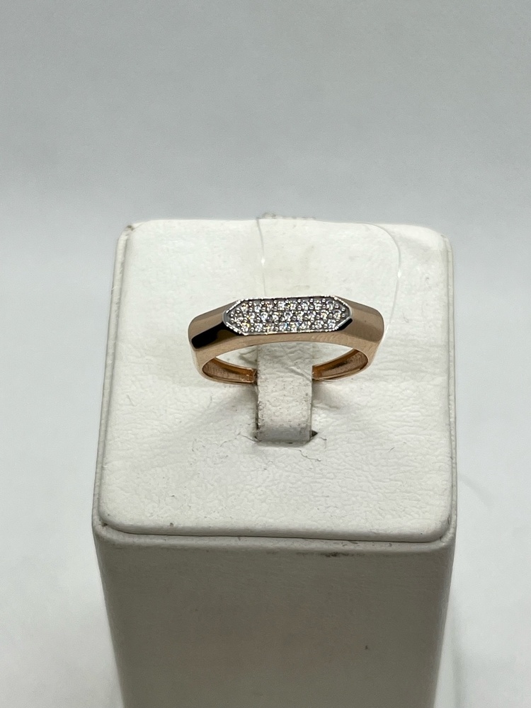 КОЛЬЦО С КАМНЯМИ (Au 585)