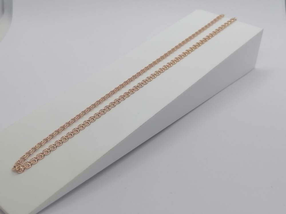 8050270П-45 ЦЕПЬ ПУСТОТЕЛАЯ Лав (Au 585)