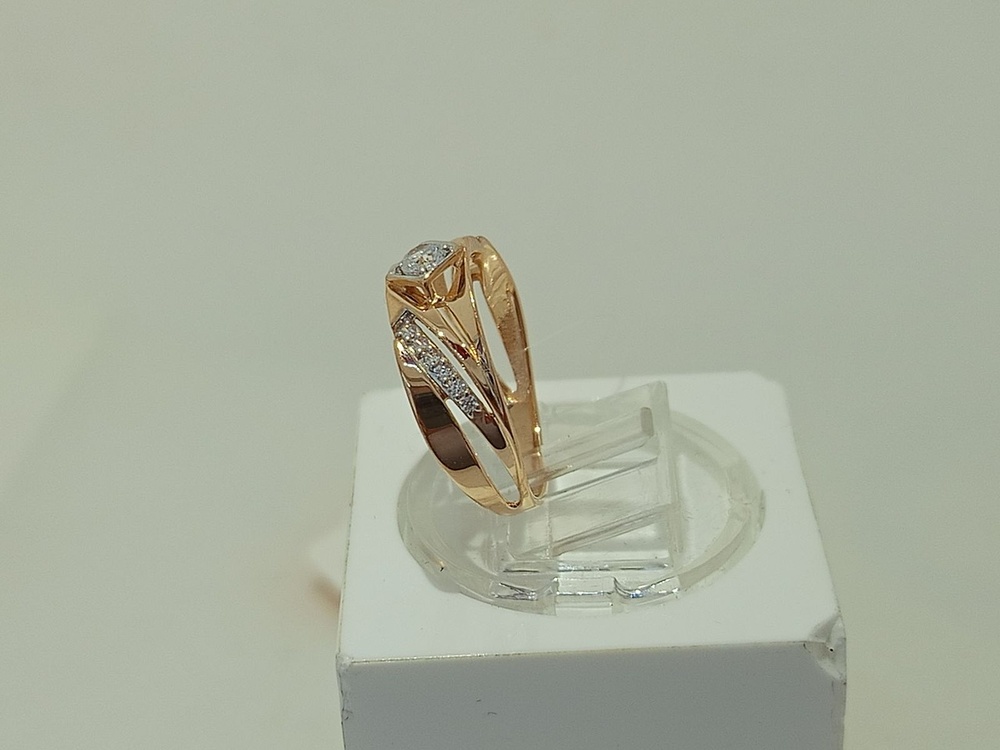 КОЛЬЦО С КАММНЯМИ (Au 585)