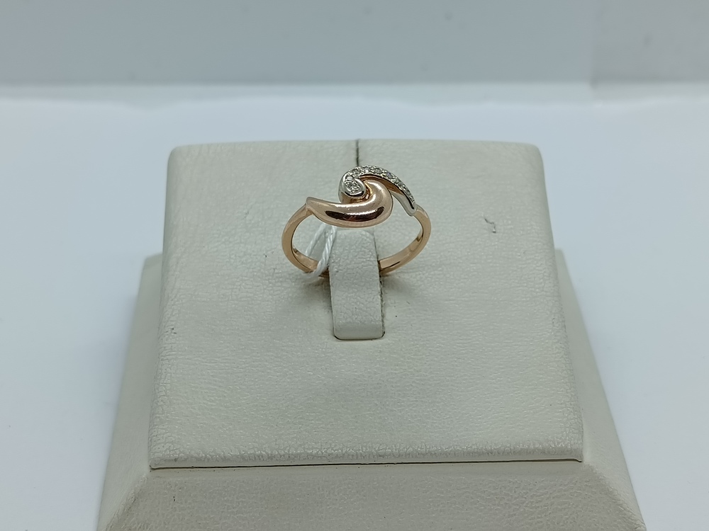 КОЛКМИ585 КОЛЬЦО С КАМНЯМИ (Au 585)