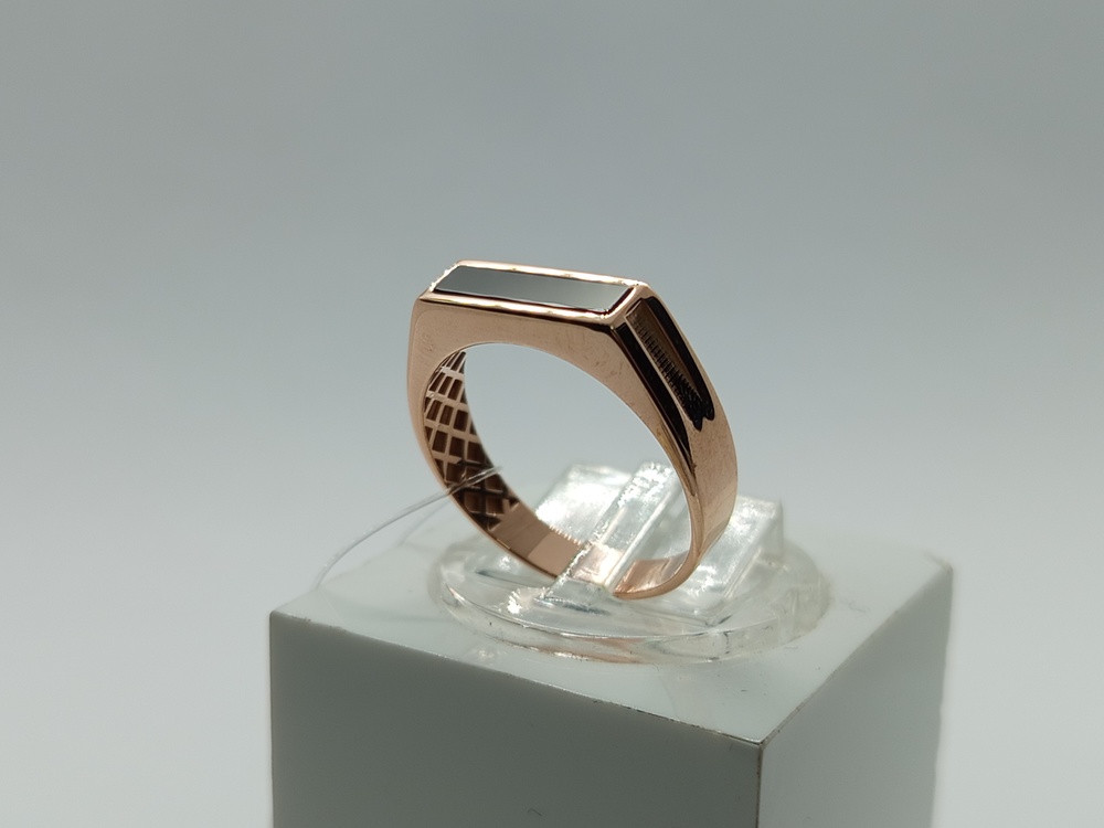 КОЛЬЦО ПЕЧАТКА с камнем (Au 585)