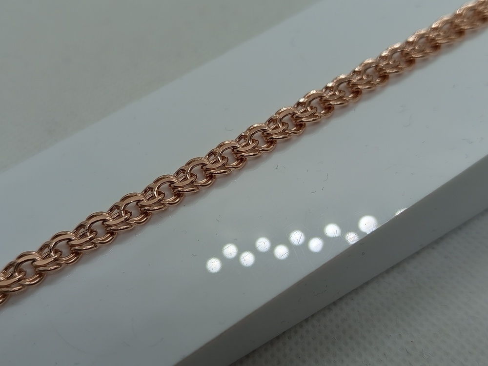 670009025 БРАСЛЕТ ПУСТОТЕЛЫЙ Бисмарк (Au 585) 670009025 БРАСЛЕТ ПУСТОТЕЛЫЙ Бисмарк (Au 585)