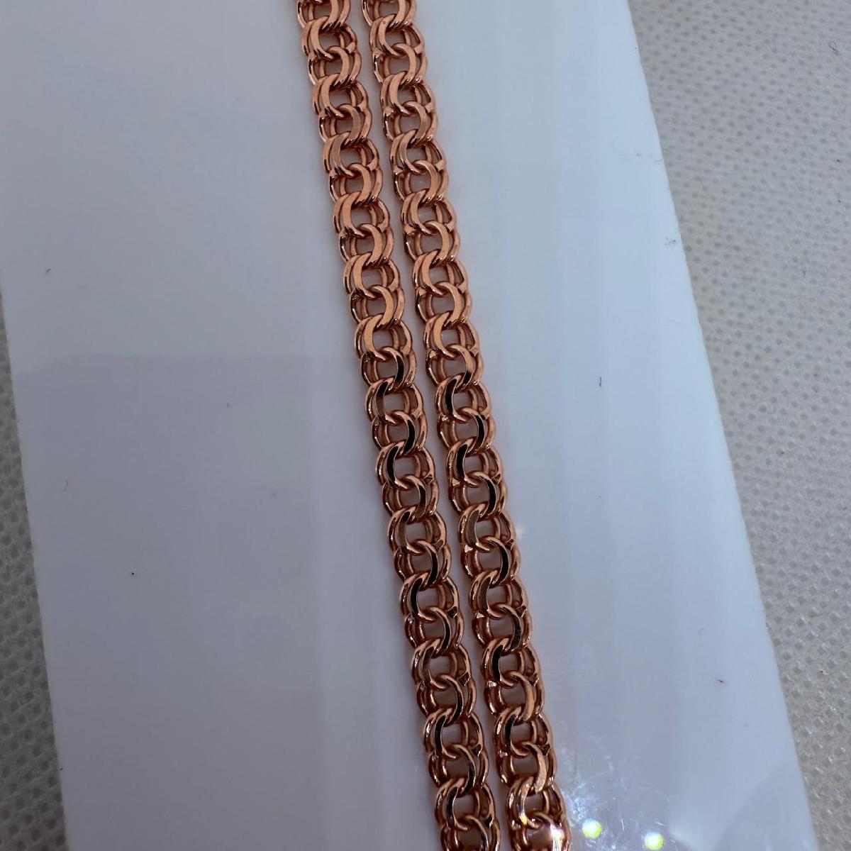 570006022 ЦЕПЬ ПУСТОТЕЛАЯ Бисмарк (Au 585)