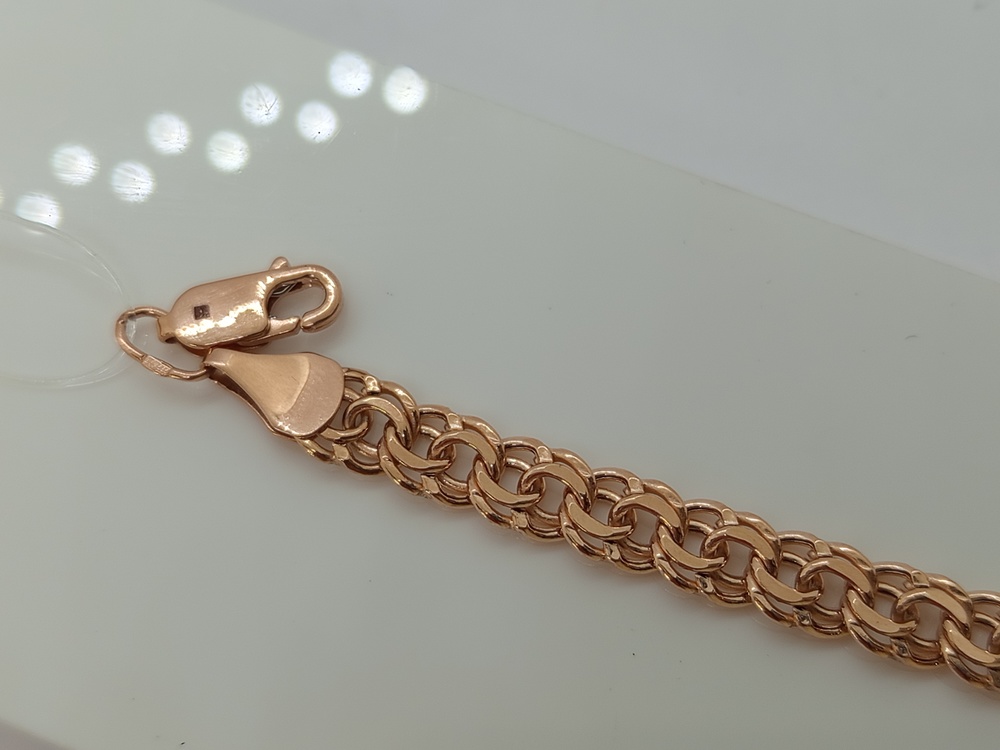 670009023 БРАСЛЕТ ПУСТОТЕЛЫЙ Бисмарк (Au 585)