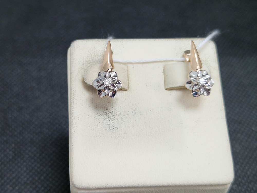 СЕРЬГИ БРИЛЛИАНТ (Au 585)