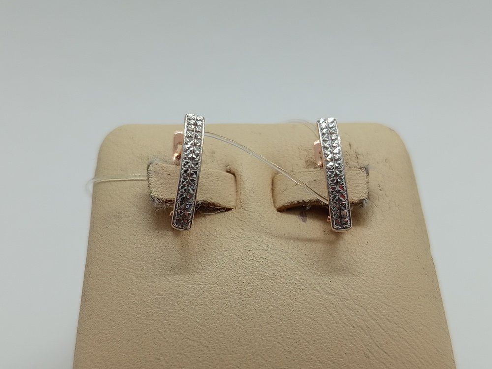 СЕРЬГИ БЕЗ КАМНЯ (Au 585)
