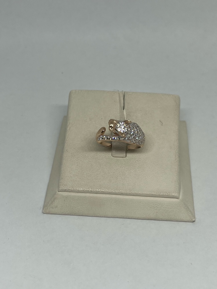 КОЛЬЦО С КАМНЯМИ (Au 585)