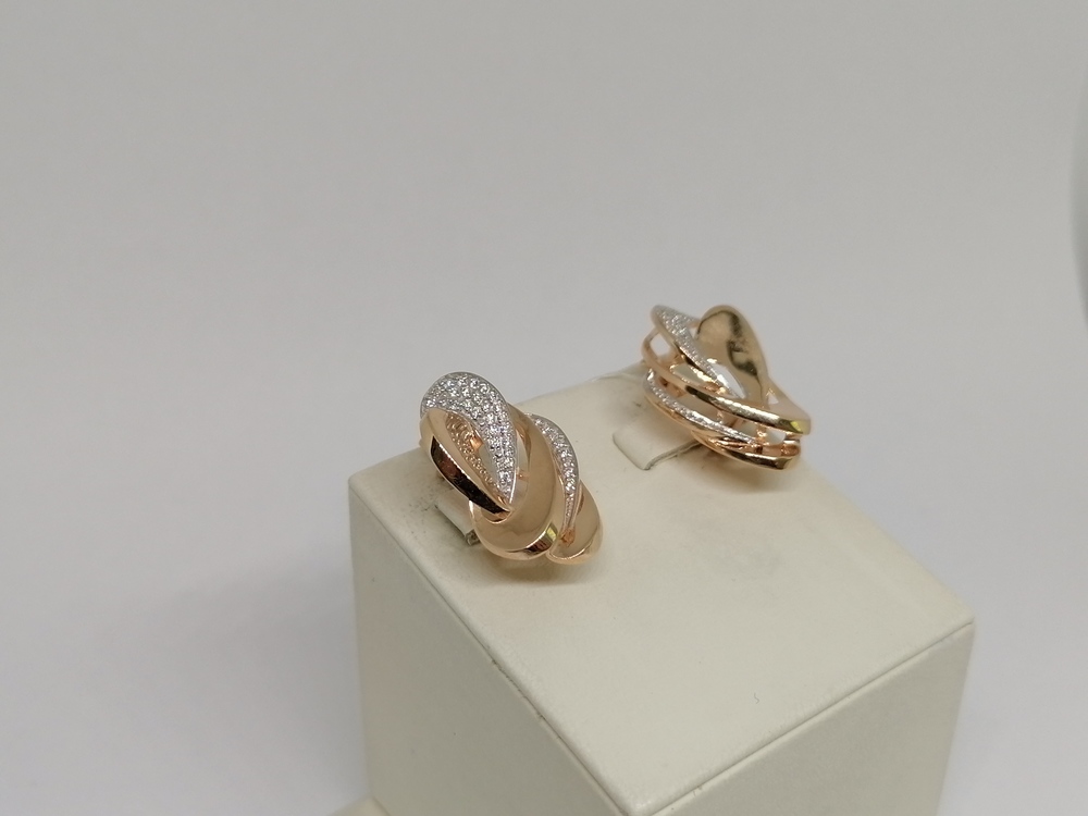 СЕРЬГИ С КАМНЯМИ (Au 585)