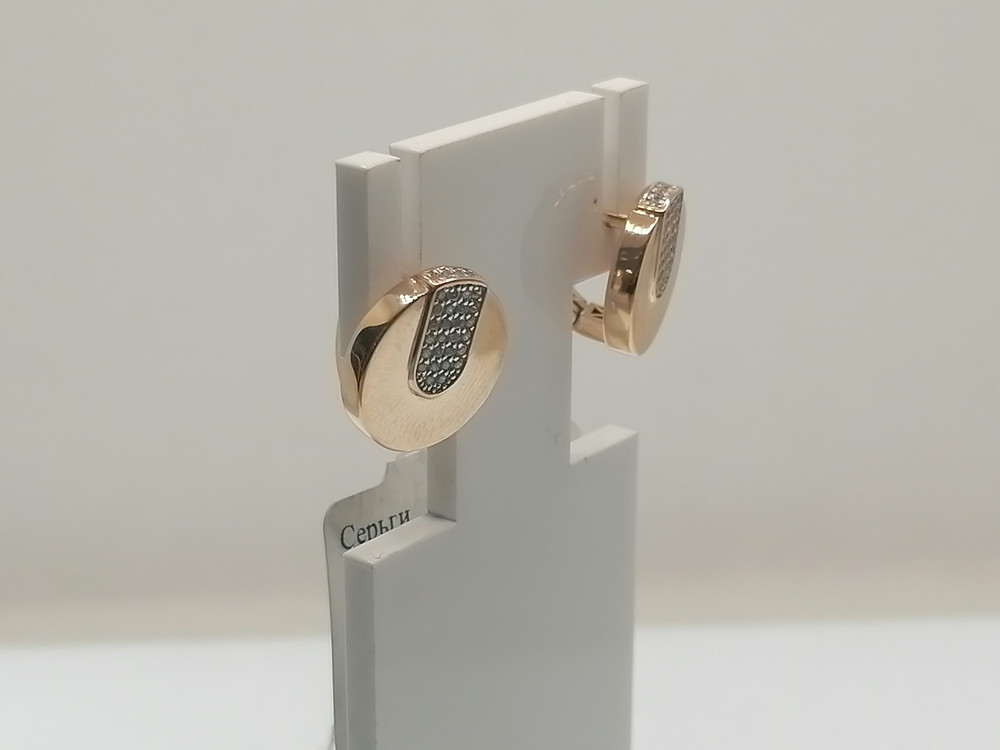 СЕРЬГИ С КАМНЯМИ (Au 585)