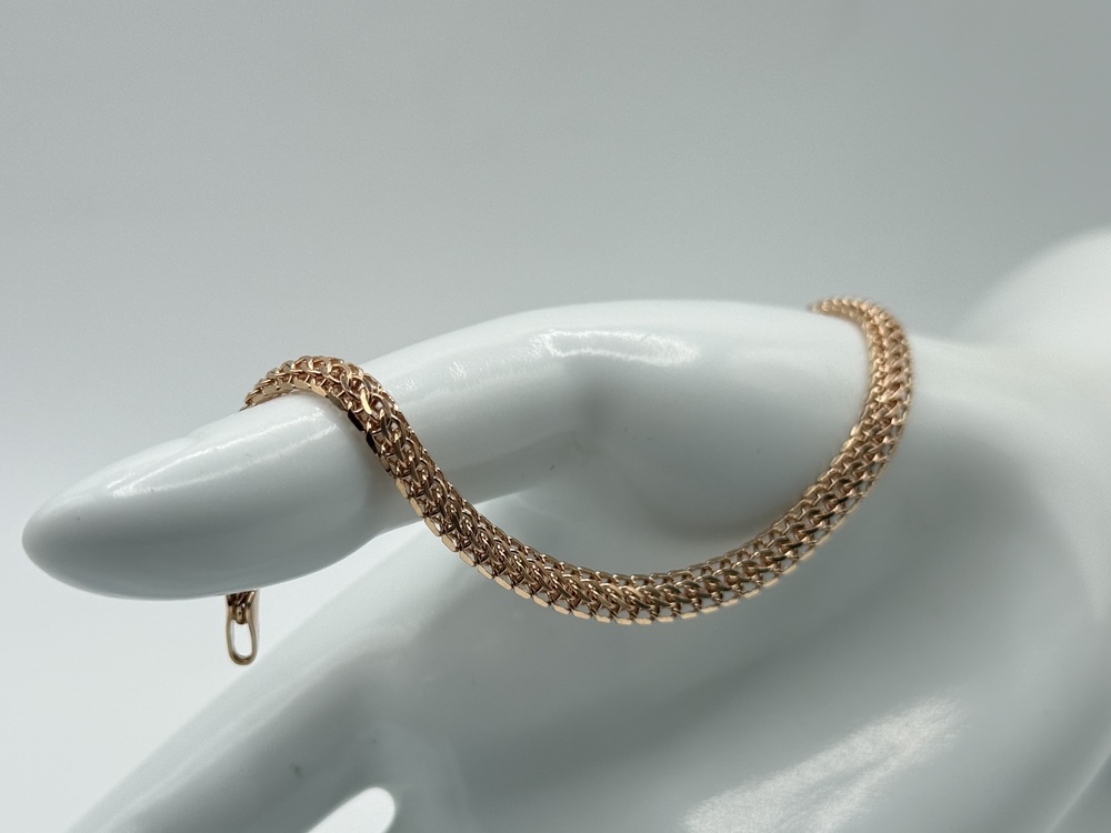 БРАСЛЕТ ПОЛНОВЕСНЫЙ Итальянка Au 585