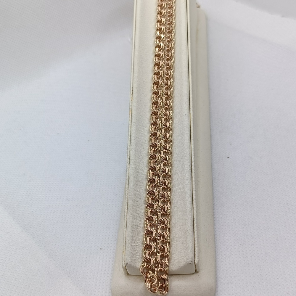 ЦПБС585 ЦЕПЬ ПУСТОТЕЛАЯ Бисмарк (Au 585)