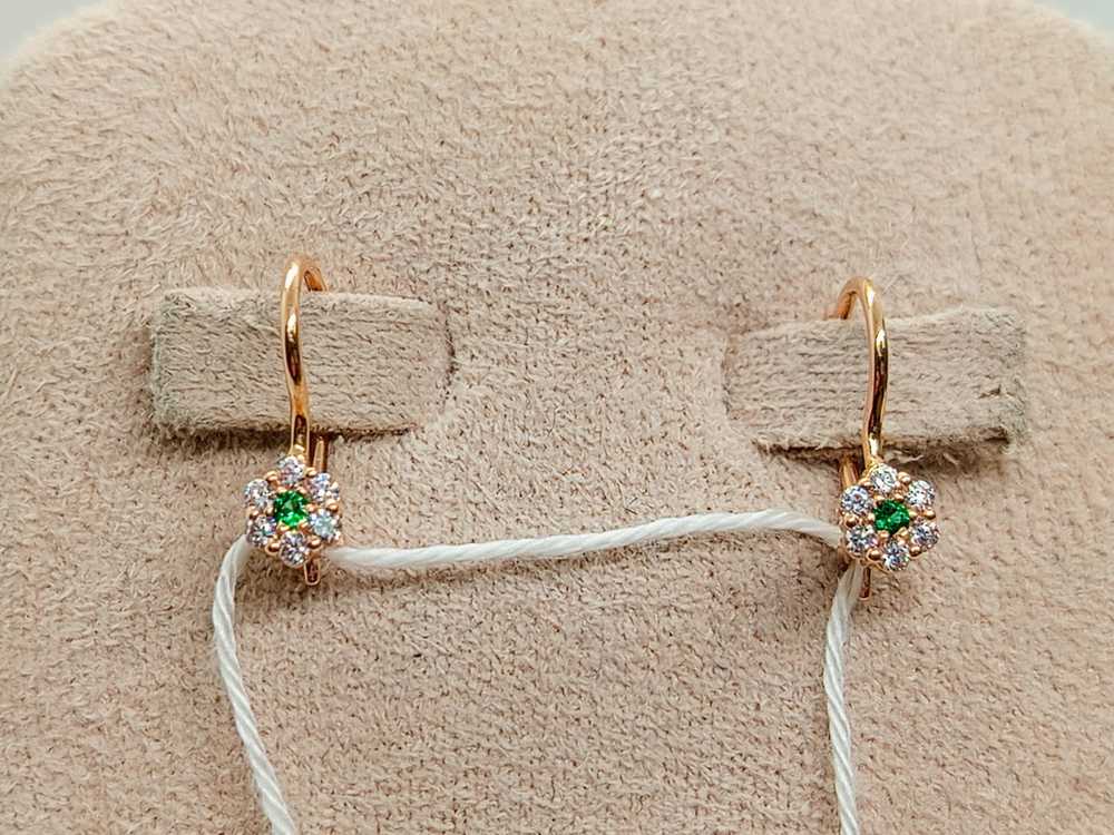 СЕРЬГИ С КАМНЯМИ (Au 585)