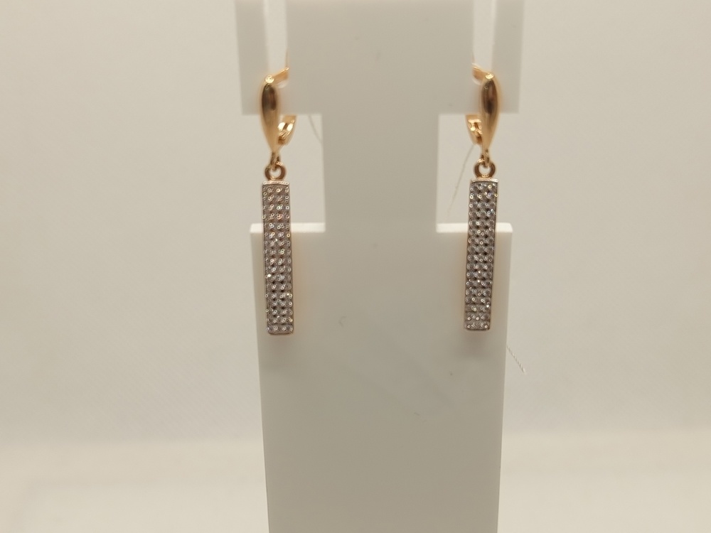 СЕРЬГИ С КАМНЯМИ (Au 585)