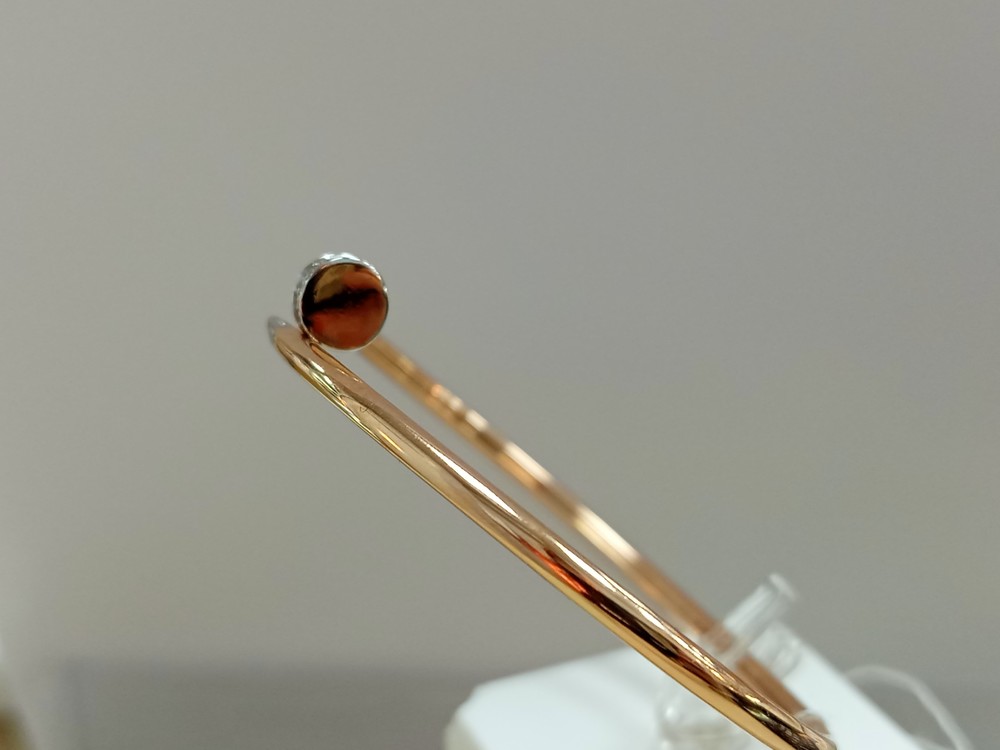 БРАСЛЕТ ЖЕСТКИЙ с камнями (Au 585)