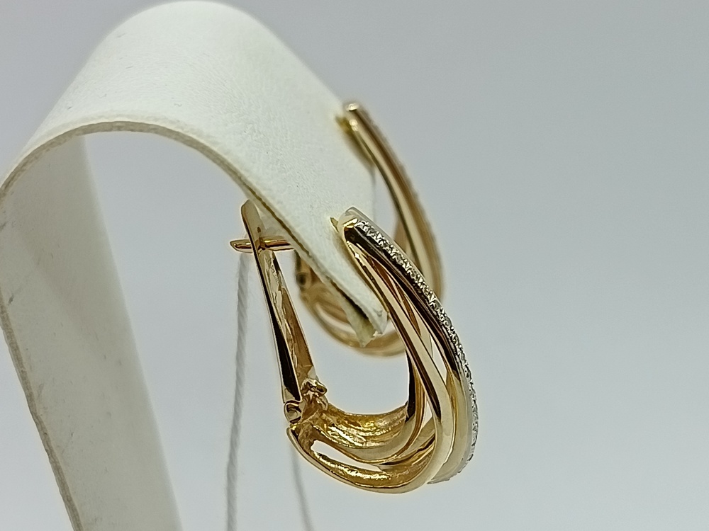 СЕРЬГИ БРИЛЛИАНТ (Au 585)