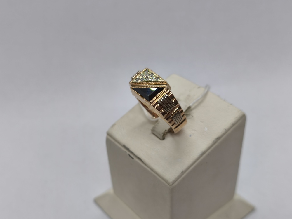 ПЕЧАТКА С КАМНЯМИ (Au 585)