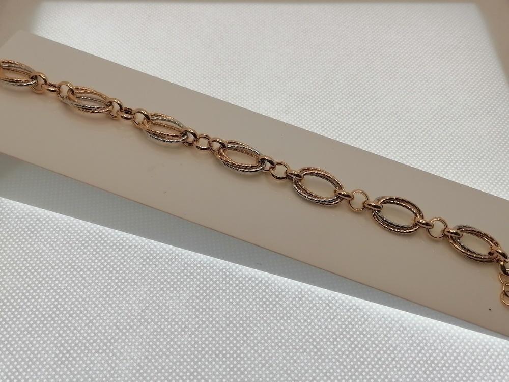 БРАСЛЕТ ПУСТОТЕЛЫЙ Фантазия (Au 585)