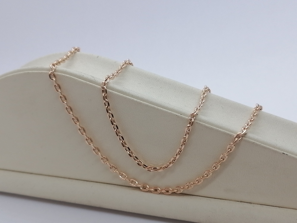 8080208П-60 ЦЕПЬ ПУСТОТЕЛАЯ Якорное (Au 585)