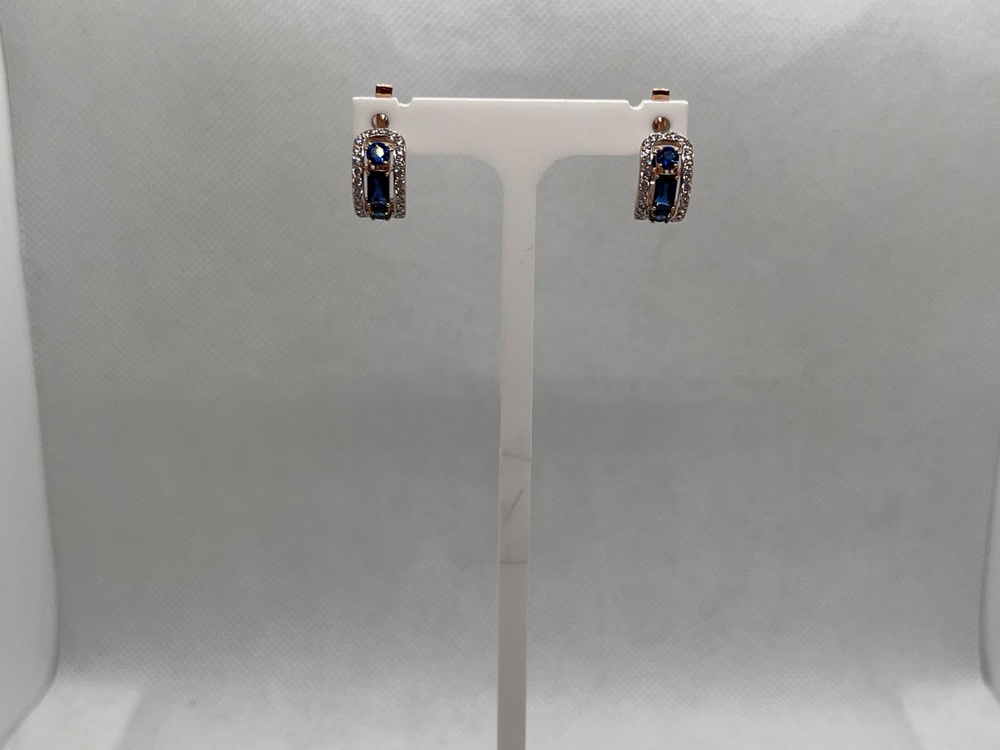 СЕРЬГИ С КАМНЯМИ (Au 585)