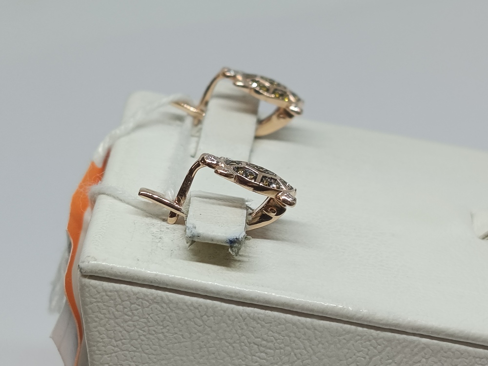 СЕРЬГИ С КАМНЯМИ (Au 585)