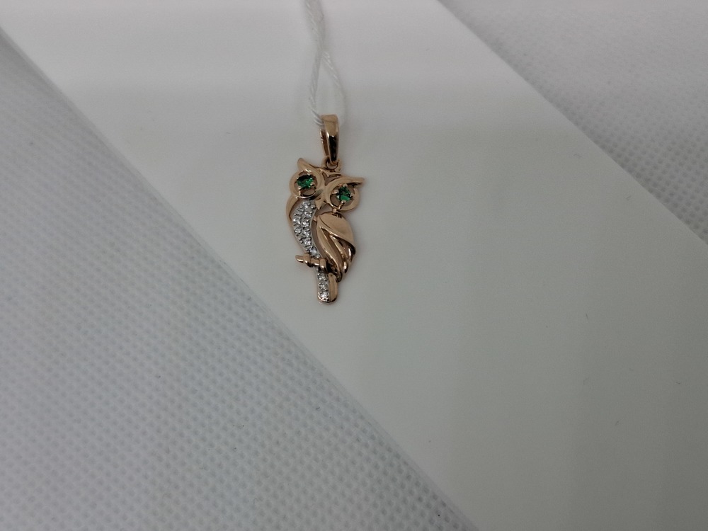 ПОДКМИ585 ПОДВЕСКА С КАМНЯМИ (Au 585)