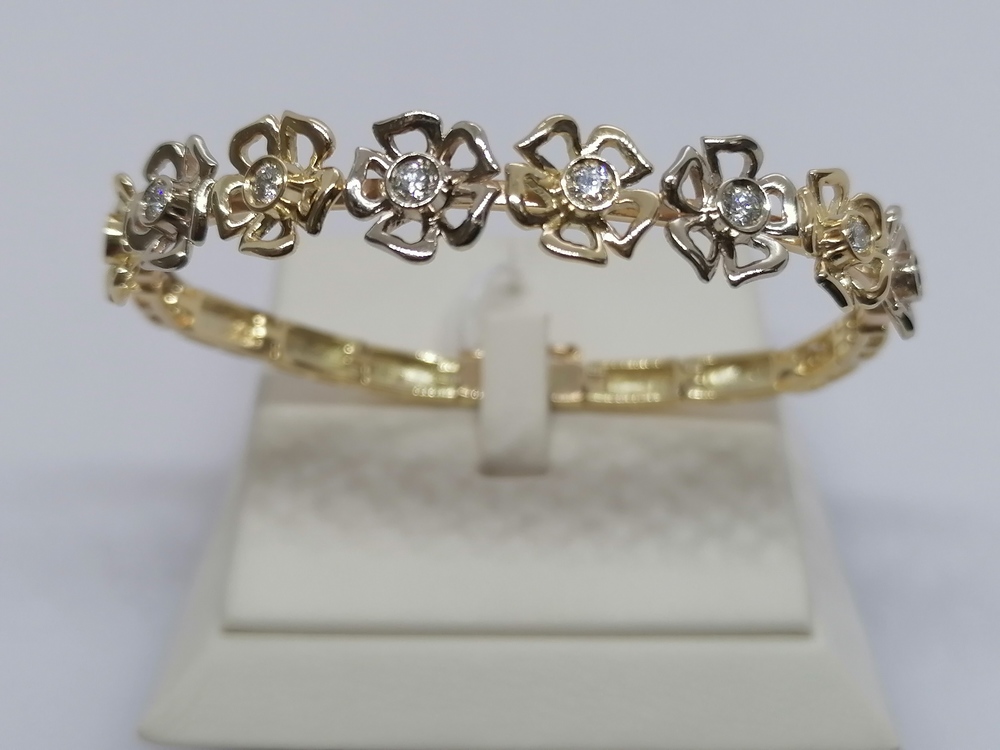 БРАСЛЕТ БРИЛЛИАНТ Au 585