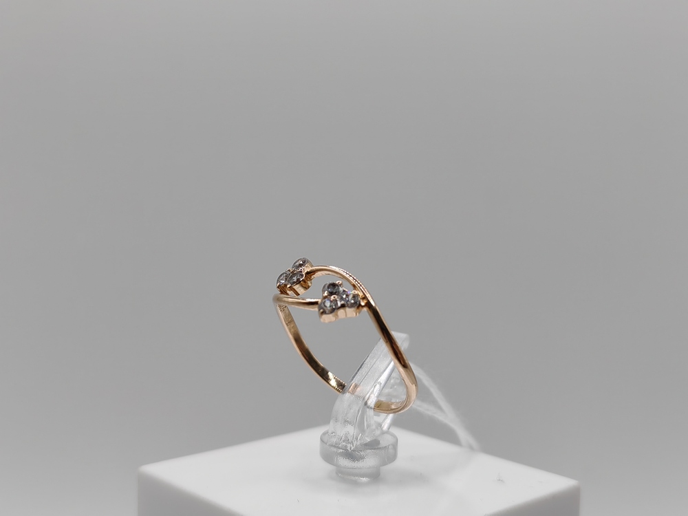 КОЛКМИ585 КОЛЬЦО С КАМНЯМИ (Au 585)