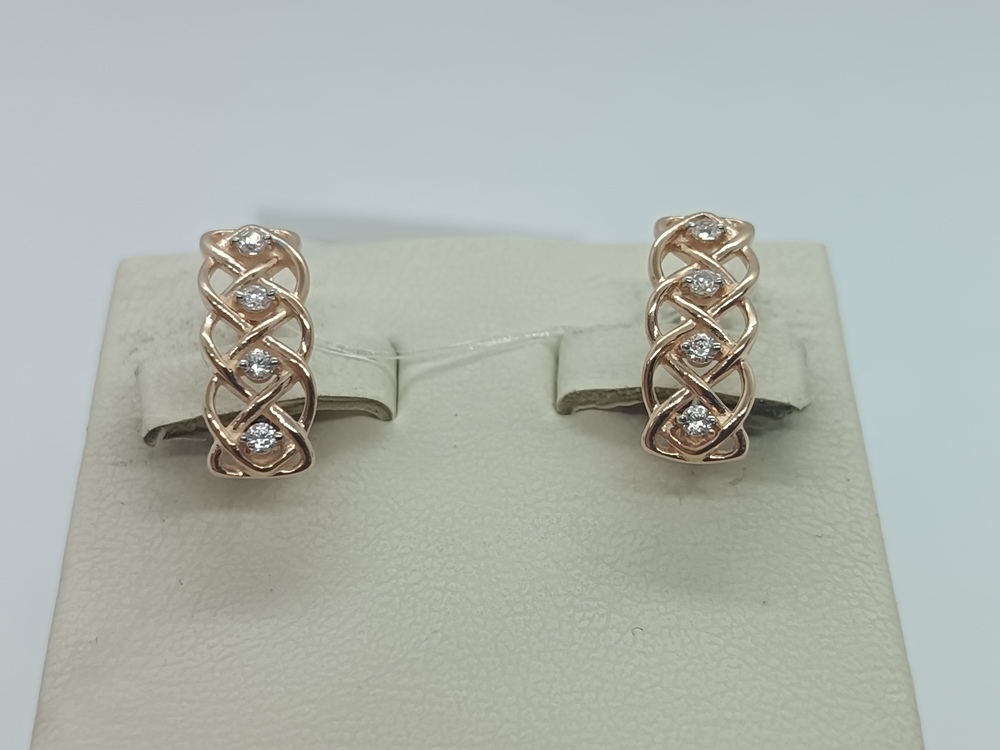 СЕРЬГИ С КАМНЯМИ (Au 585)