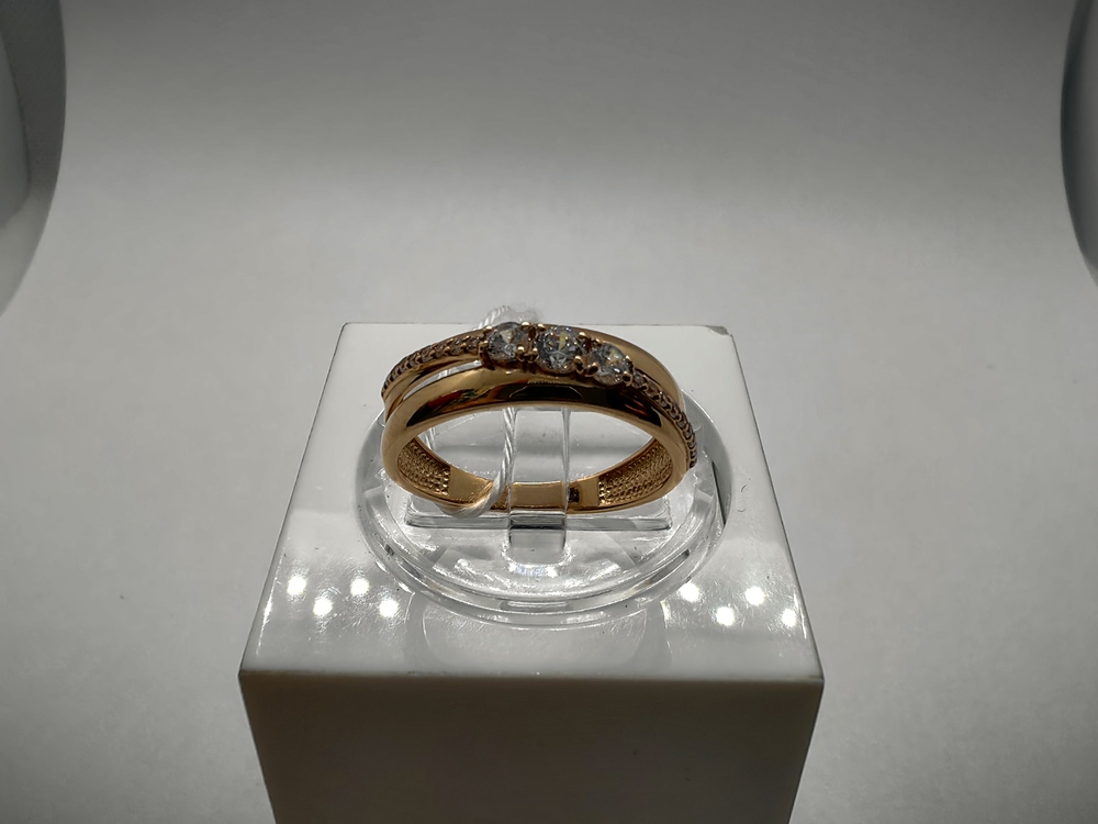 КОЛКМИ585 КОЛЬЦО С КАМНЯМИ (Au 585)