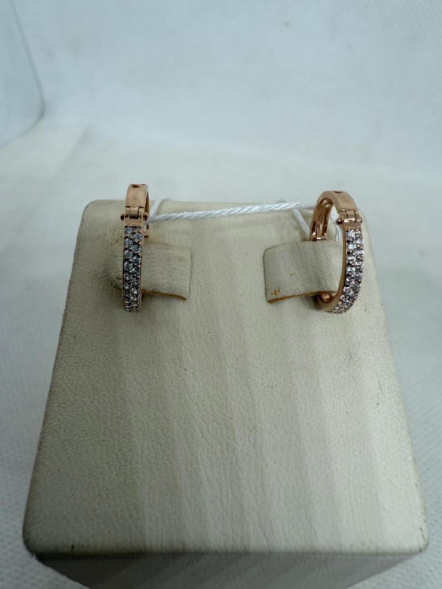 СКМИ585 СЕРЬГИ С КАМНЯМИ (Au 585)