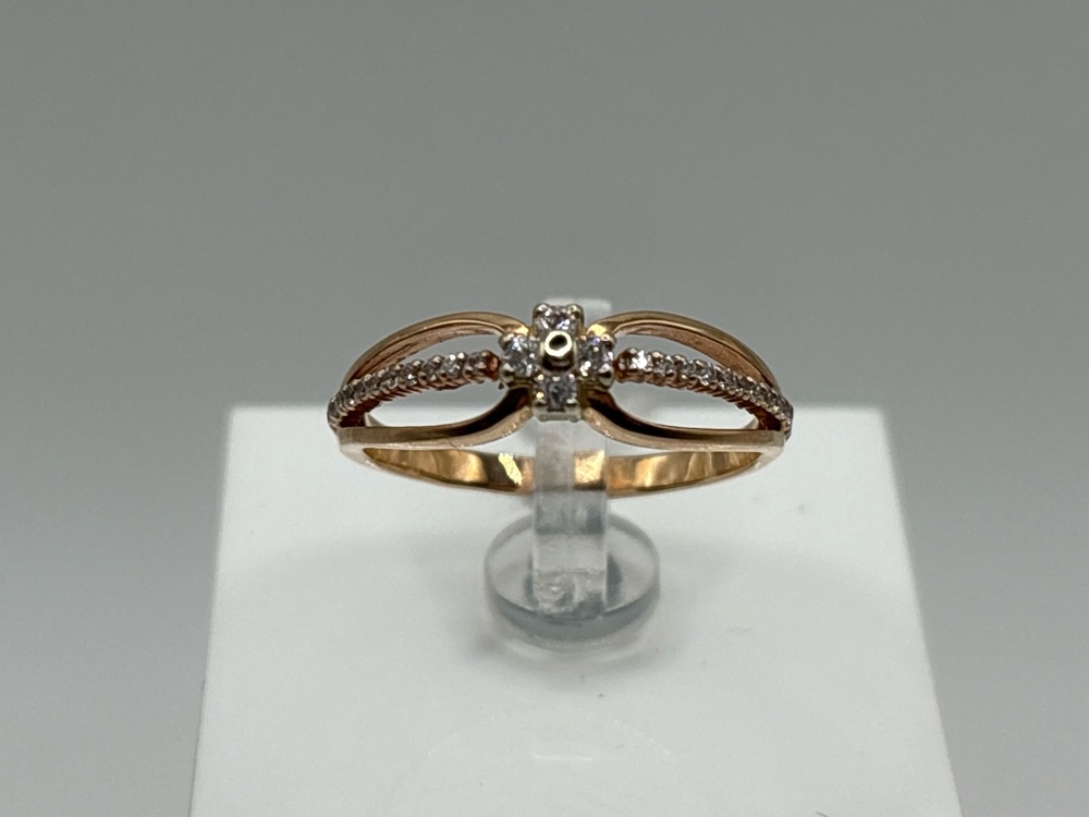 КОЛКМИ585 КОЛЬЦО С КАМНЯМИ (Au 585)