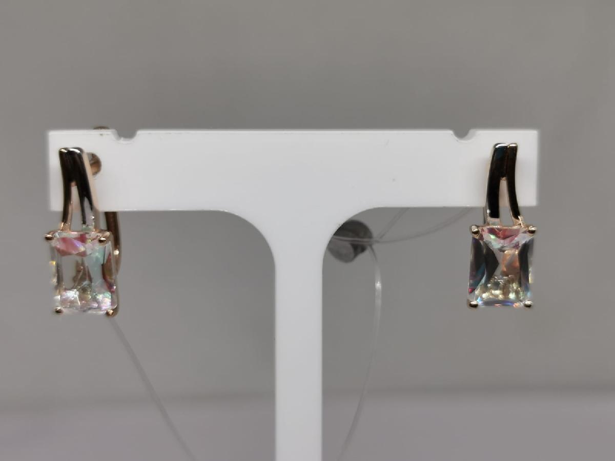 СЕРЬГИ С КАМНЕМ (Au 585)